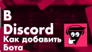 Как добавить любого бота на свой Discord Сервер? Мой Дискорд в описании.