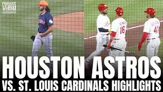 Houston Astros vs. St. Louis Cardinals 2025 Game Highlights | Spencer Arrighetti vs. Miles Mikolas