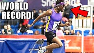 A NEW WORLD RECORD!! || Divine Iheme Breaks 15 Year-Old World Record In 60 Meter Dash!