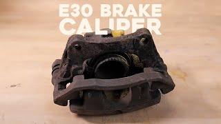 Bringing a Rusty BMW E30 Brake Caliper Back to Life! #restoration #diy #bmwe30 #rusty