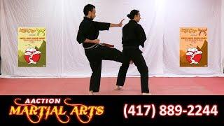 Kenpo Techniques - Returning the Kick