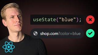 STOP using useState, instead put state in URL (in React & Next.js)