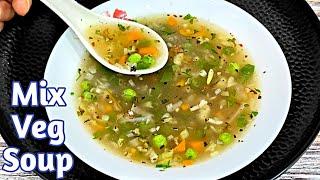 Winter Special Soup Recipe -Mixed vegetable Soup|Mix Veg soup - Fat Burning Weight Loss