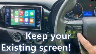 Transform your Toyota Hilux with Carplay - No screen swap needed!