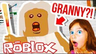 roblox GRANNY ПОБЕГ от Злой Бабули #Валеришка Детский летсплей