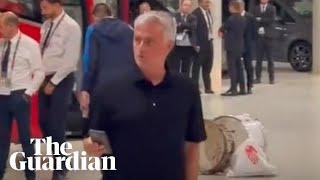 Mourinho confronts and swears at referee Taylor in car park and labels him ‘disgrace’