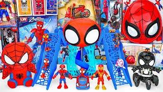 Marvel Spiderman Collection Unboxing Review | Spidey and His Amazing Friends Web-Quarters Playset