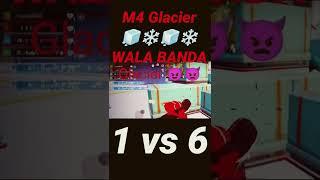 1vs6 in bgmi 2.0 #glacial #bgmi With NCS SONG