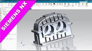 Spur Gear Housing - Sterngetriebe Gehäuse Part 1- Siemens NX Training - Part Design