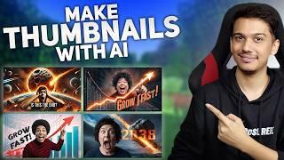 How to Create Amazing Thumbnails With AI for Free [Hindi]