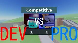 I 1V1 AN ARSENAL "DEVELOPER"! (Roblox)