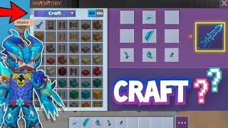 How To CRAFT Broken Sword Fragment?? Skyblock | Blockman Go