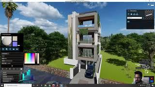 Lumion tutorial - 001 - Exterior rendering tutorial I Shri Shree Interior I