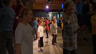 Traditional Scottish Ceilidh (KAY-lee) dance at Central Church Edinburgh