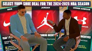 NBA 2K25 MyCAREER - First Endorsement + Shoe Deal!