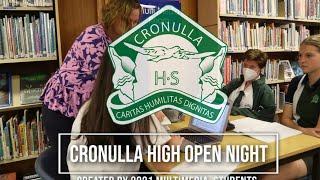 Cronulla High School Virtual Open Night 2022