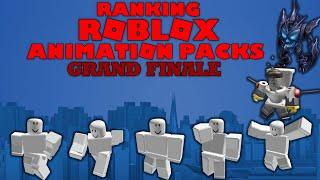 ranking EVERY ROBLOX ANIMATION PACK from WORST TO BEST GRAND FINALE