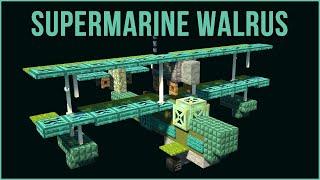 Minecraft Tutorial: How to Make a Supermarine Walrus