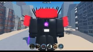 How to get UPGRADED TITAN TV MAN BADGE + UPGRADED TITAN TV MAN MORPH in SKIBIDI TOILET RP - ROBLOX !