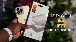 iPhone 13 tempered glass screen protector - Spigen Glas.tR EZ Fit Screen protector