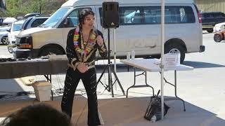 Frankie D performing A tribute To Elvis .. 2019