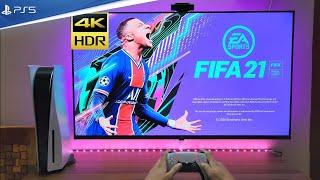 Switching to FIFA 21 after Playing FIFA 23 (PS5 4K HDR 60FPS)