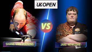 SHANE VAN BOENING VS JAKE NEWLOVE | 2024 UK OPEN #billiards #nineball #9ballpool #highlights #svb