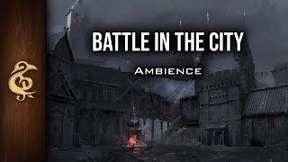 Battle In City | Distant Fight, Ruined District, Building Collapsing, Ambience | 1 Hour