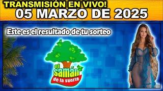 SAMAN DE LA SUERTE: Resultado SAMAN DE LA SUERTE MIÉRCOLES 05 de Marzo 2025