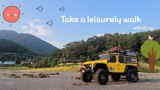 Take a leisurely walk (with RC car TRX4) 시골들판 산책하기
