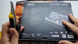 UNBOXING/OVERVIEW: Placa Mãe Knup B250 LGA 1151,6° e 7° Geração de processadores Intel, VALE A PENA?