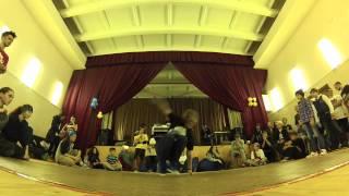 Anya vs Super Dasha | 1:4 | bgirl 1x1 | Mirodrom 2 | SPB | 2014 - #bboy #bgirl #breakdance