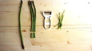 Tecniche di cucina : come pulire gli asparagi.