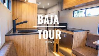 Custom Truck Camper (FULL TOUR) | Rossmönster Overland | GMC 3500 8ft bed | The Baja | 199
