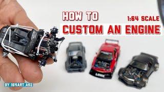 Custom Engine [1:64 ]  HW/MJ. เตรียมตาแตก โมฯเครื่องยนต์รถจิ๋ว : How to Die-cast 02