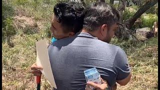 Young worker cleans land without knowing it was for him 