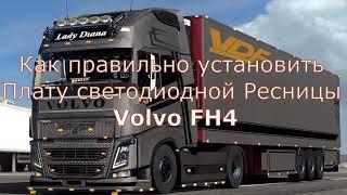 Как правильно установить Ресницы Volvo FH4 2012-2022