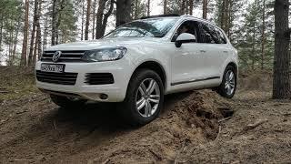 Volkswagen Touareg NF offroad test, lift 2.5' on 32' wheels & Первый выезд Туарег на 32х колесах