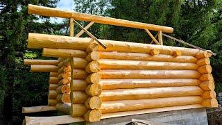 Log Cabin - Building the Walls