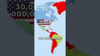 USA is Richer Than 94% of the World COMBINED! #geography #facts #usa