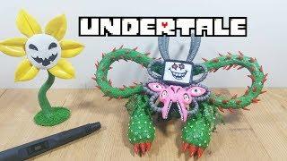 3D Pen | Making Flowey and Omega Flowey | Undertale | 3D printing pen art