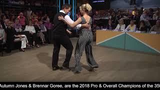 2018 Professional Divisions & Overall Champions Jones & Goree