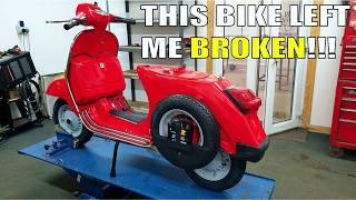 50 Year Old Rusty Vespa - Full Restoration - Part 3