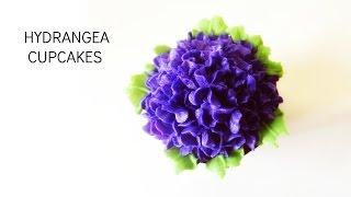 How to make Buttercream Hydrangea Cupcakes