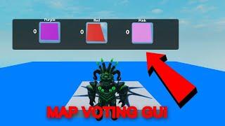 Create a Map Voting GUI in Roblox