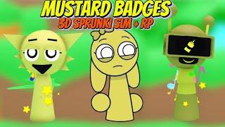 Roblox - How to get 3 Mustard Badge in 3D Sprunki Sim + RP Roblox New Update