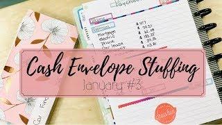 DAVE RAMSEY INSPIRED Cash Envelopes | January Paycheck to Paycheck #3