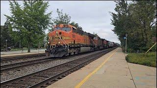 BNSF Manifest with classic power goes through Brookfield IL 09/29/2024