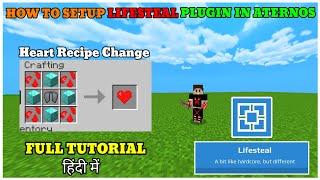 ( LIFESTEAL ) How To Setup Lifesteal Plugin Like Custom Heart ️ Recipe Heart Drop all cmd Tutorial