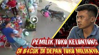 Korban T3w4s mengenaskan di depan tokonya!!! no sensor,